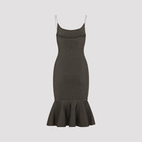 Jacquemus Maille Pina Midi Dress Women