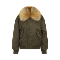Saint Laurent Shearling Bomber Women