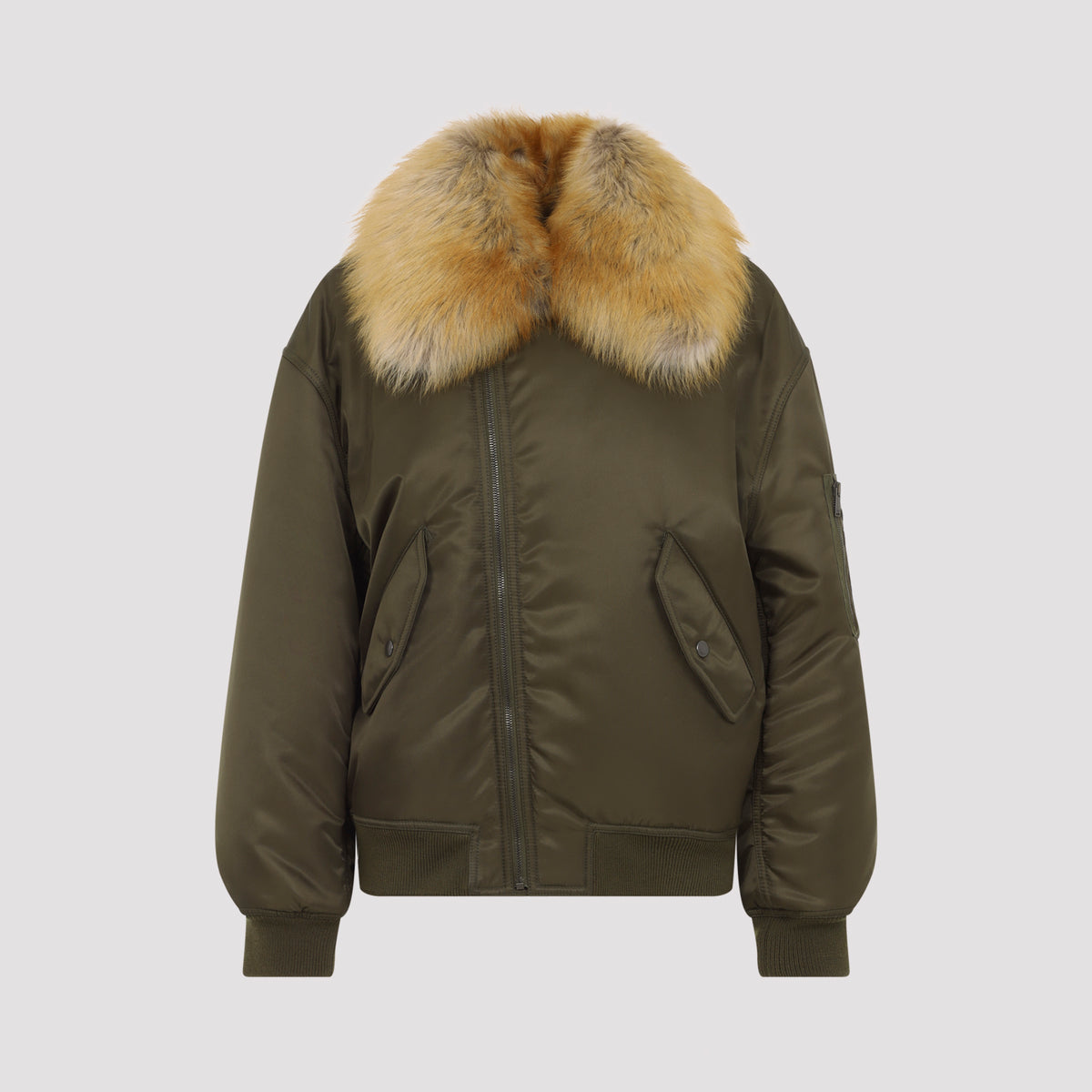 Saint Laurent Shearling Bomber Women