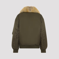 Saint Laurent Shearling Bomber Women