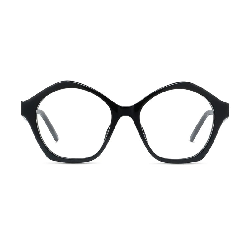 Loewe Loewe Eyeglasses Square Full Rim, Black Frame and Clear Demo Lenses Lens LW50053I001