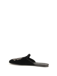 Dolce & Gabbana Men Velvet Slippers
