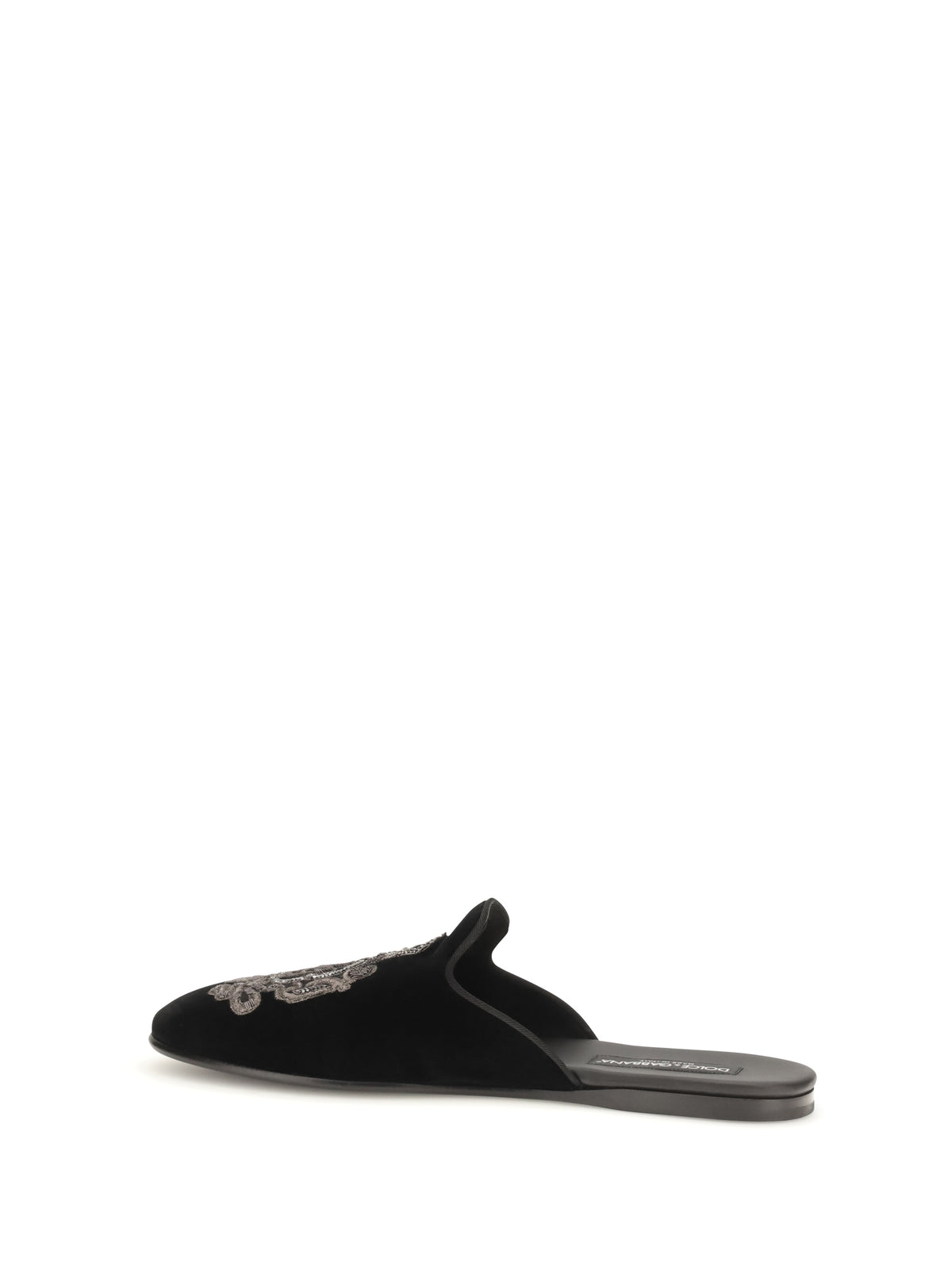 Dolce & Gabbana Men Velvet Slippers