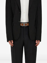 FERRAGAMO Ferragamo Men Gancini Grained Leather Reversible Belt