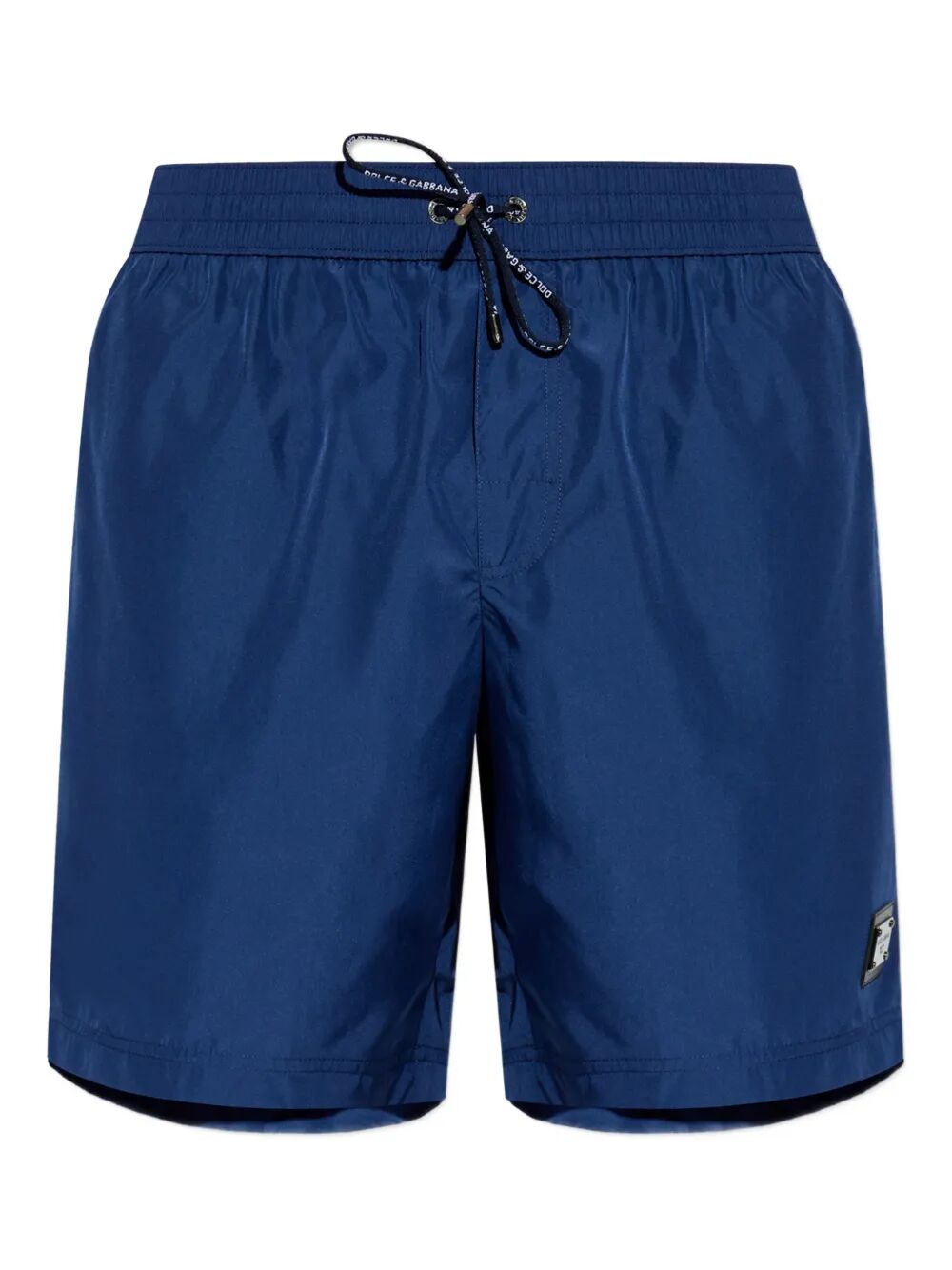 DOLCE & GABBANA Boxer Da Mare Medio Con Placca Logata Women