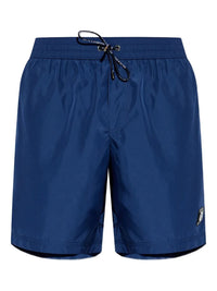 DOLCE & GABBANA Boxer Da Mare Medio Con Placca Logata Women