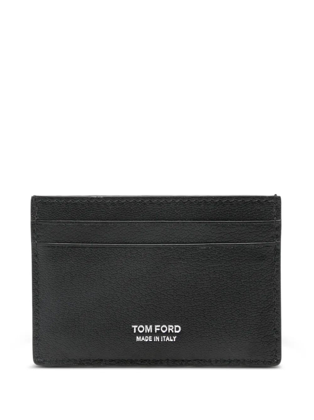 Logo-Print Leather Cardholder Women