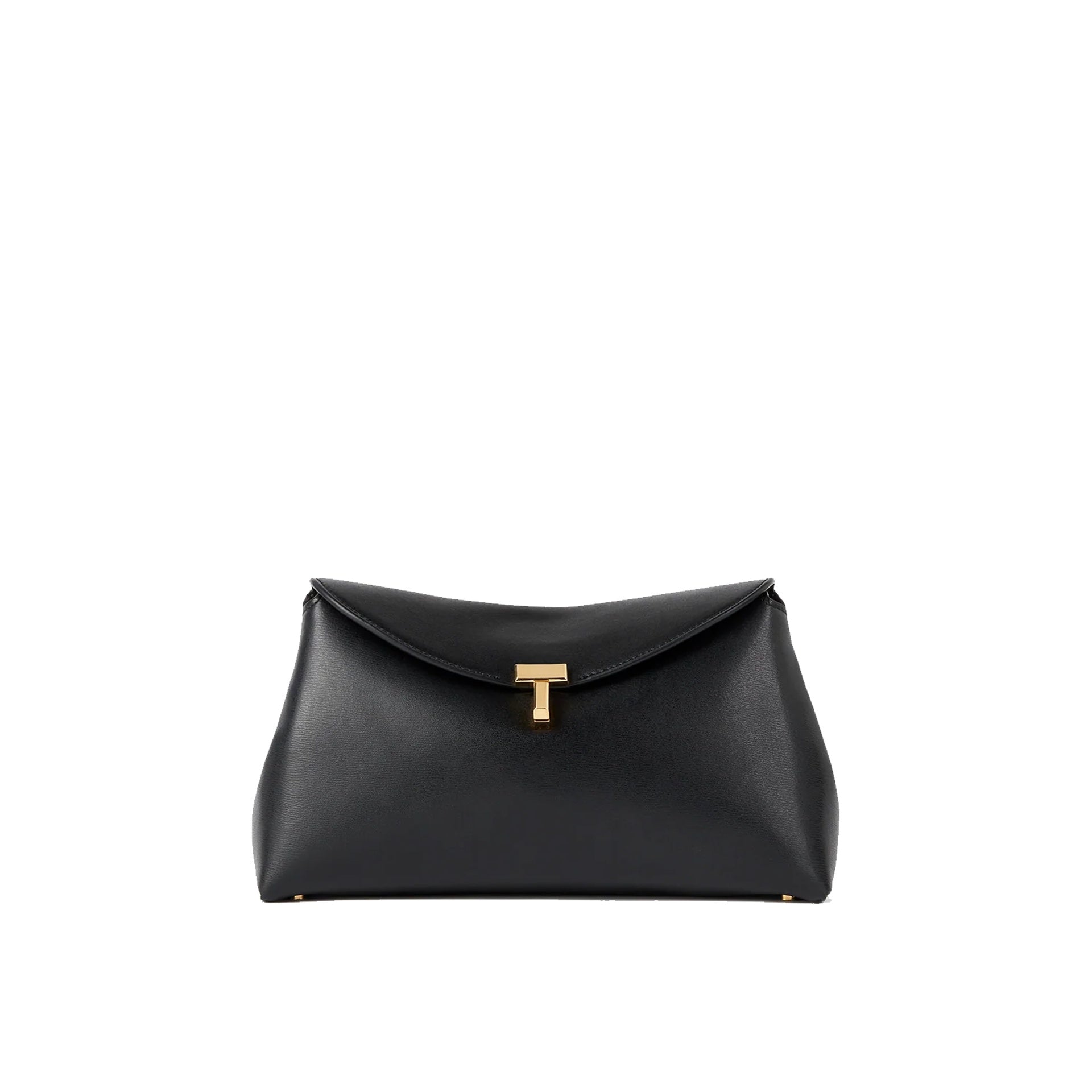 Toteme Toteme T-Lock Leather Clutch Bag Women