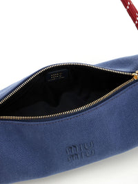 Miu Miu Women Gabardine Pouch