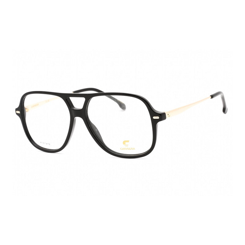 Carrera Carrera Eyeglasses Rectangle Full Rim, Black Frame and Clear Demo Lenses Lens CARRERA3023080700