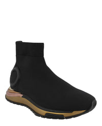 Ferragamo Womens Gardena Ankle Sock Sneakers