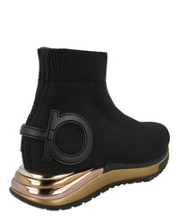 Ferragamo Womens Gardena Ankle Sock Sneakers