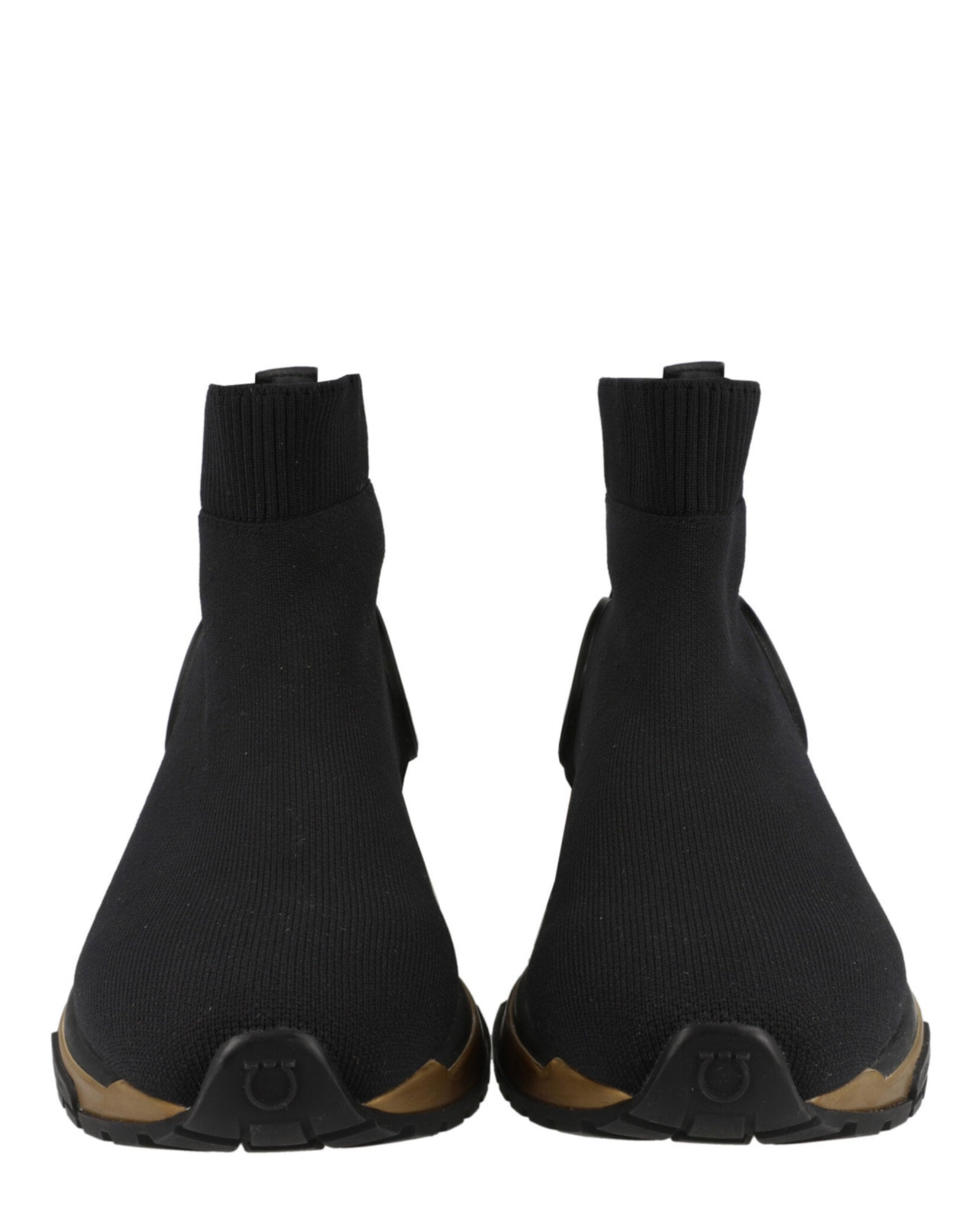 Ferragamo Womens Gardena Ankle Sock Sneakers