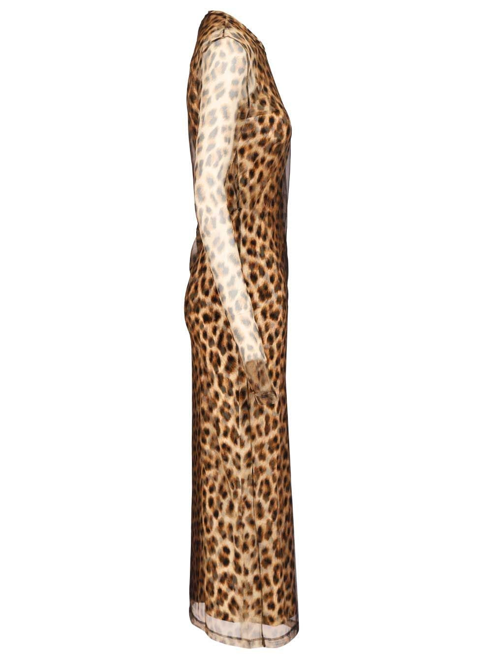Sportmax Women Animal Print Fitted Dress
