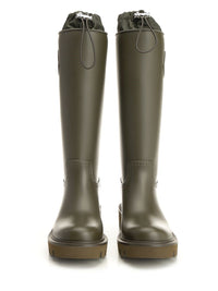 Moncler Women Kickstream High Rain Boots