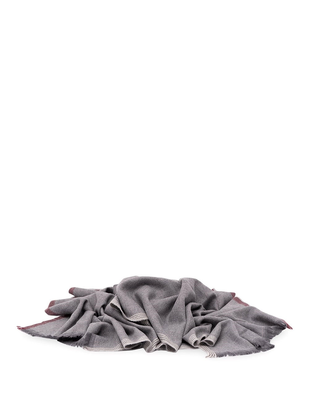 Brunello cucinelli Brunello Cucinelli Men Wool And Cashmere Diagonal Twill Scarf