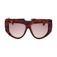 Max Mara Max Mara Sunglasses Shield Full Rim, Shiny Black Frame and Smoke Lens MM008301A