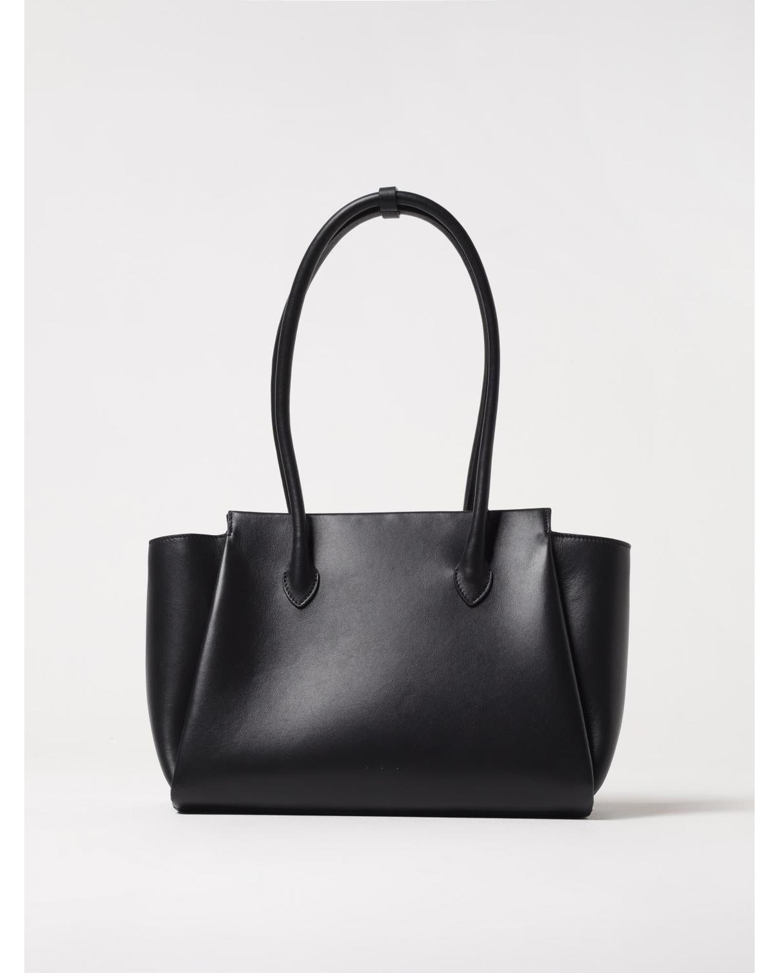 Aesther Ekme Leather Tote Bag Women Black Shoulder Bags