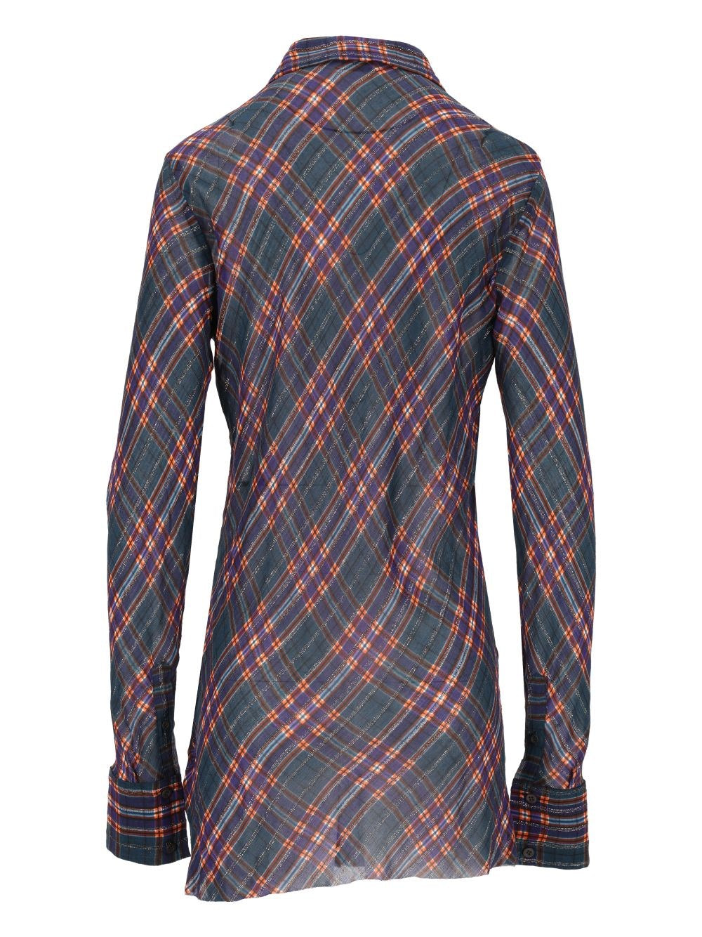 Dries Van Noten Women Form-Fitting Lurex Shirt