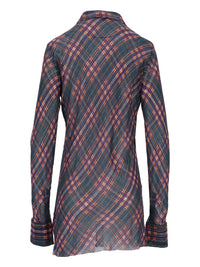 Dries Van Noten Women Form-Fitting Lurex Shirt