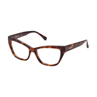 Max Mara Max Mara Eyeglasses Square Full Rim, Shiny Black Frame and Clear Demo Lens Lens MM5053005
