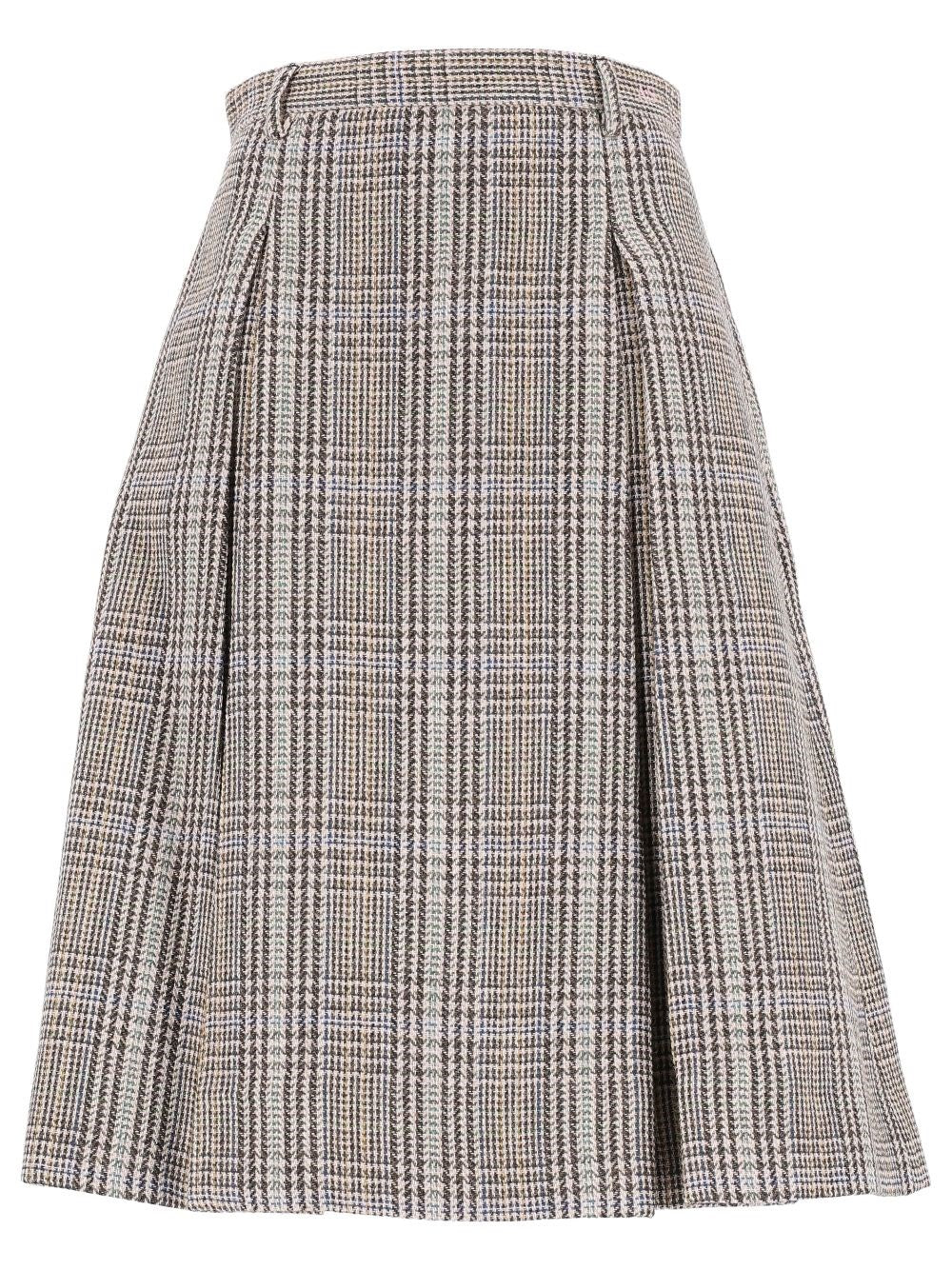 Acne Studios Women Pleated Midi Skirt