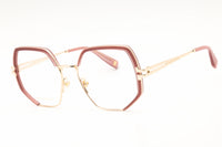 Marc Jacobs Marc Jacobs Eyeglasses Geometric Full Rim, Palladium Silver/Purple Frame and Clear Demo Lenses Lens MJ10920GME00