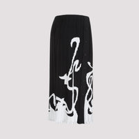 Lanvin Pleated Long Skirt Women