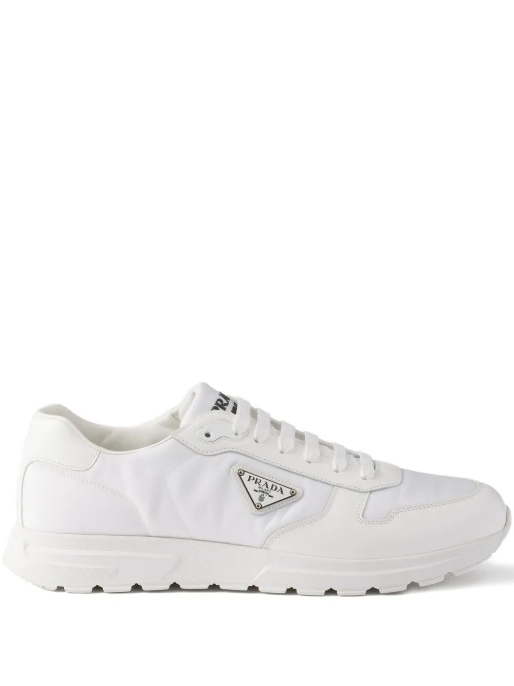 PRADA Prax 01 Re-Nylon And Brushed Leather Sneakers Women
