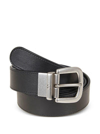 Valentino Garavani Men Mini V Logo Reversible Leather Belt