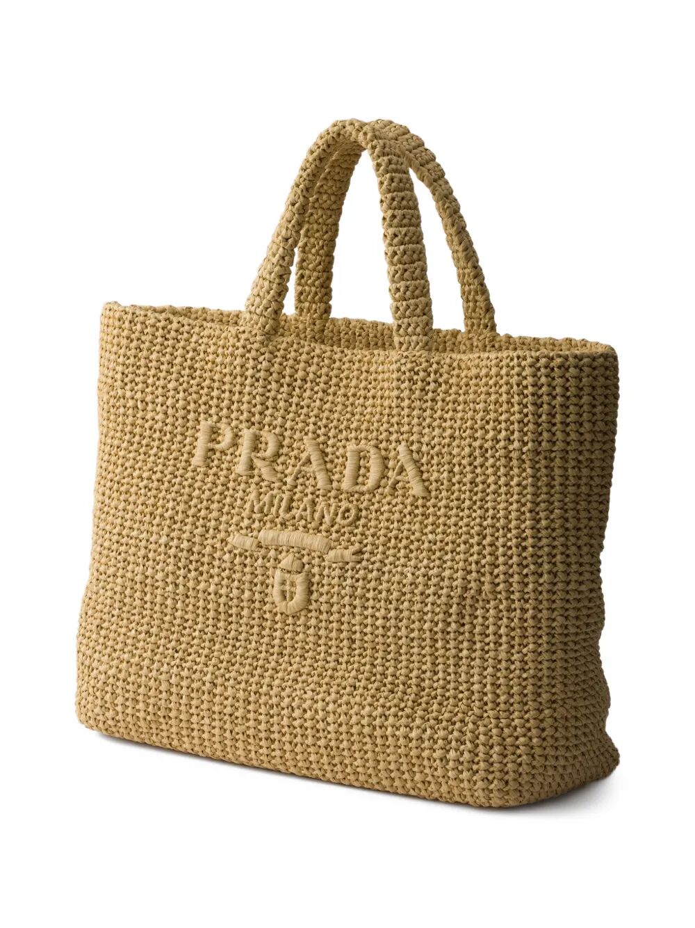 Prada Women Crochet Tote Bag