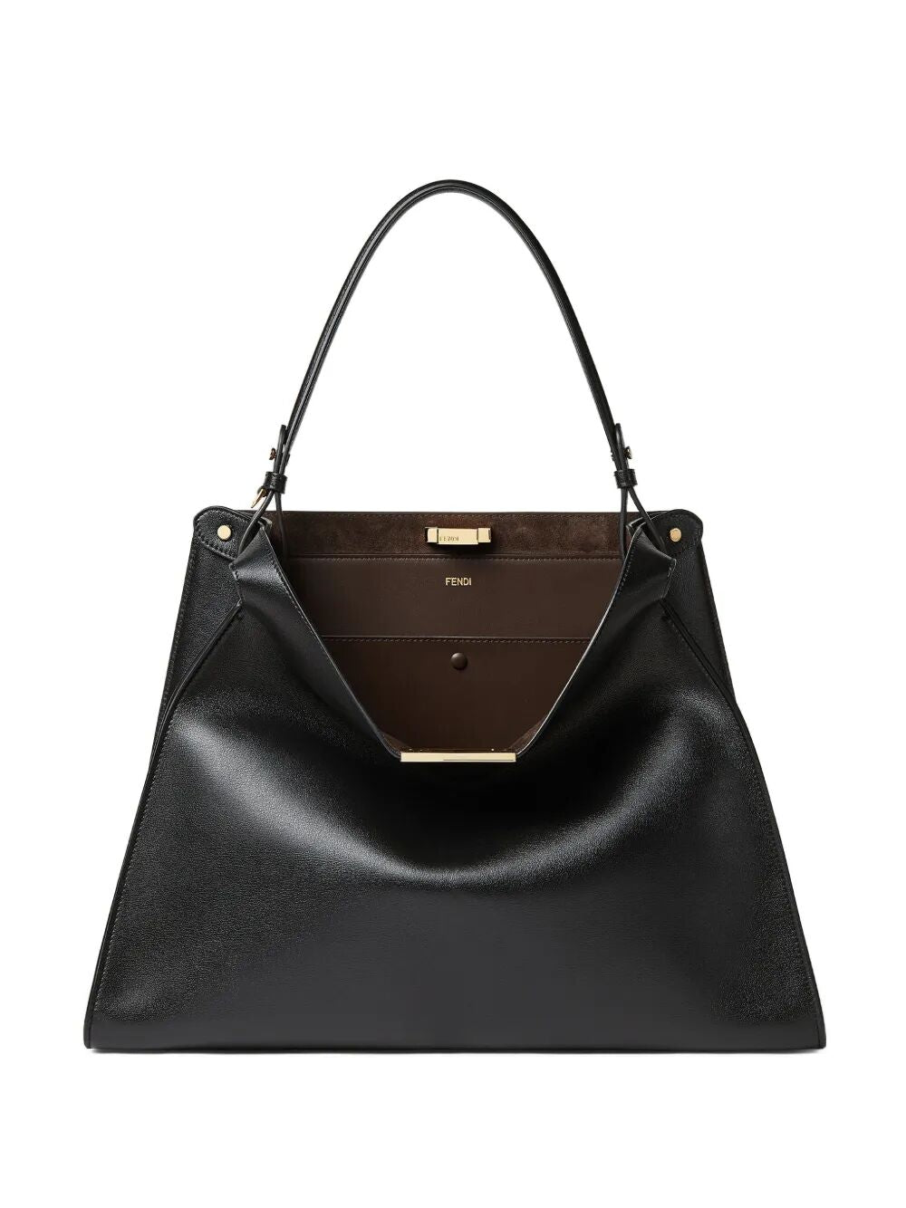 Fendi Women Fendi Way Large Leather And Suede Bag