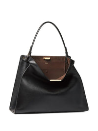 Fendi Women Fendi Way Large Leather And Suede Bag