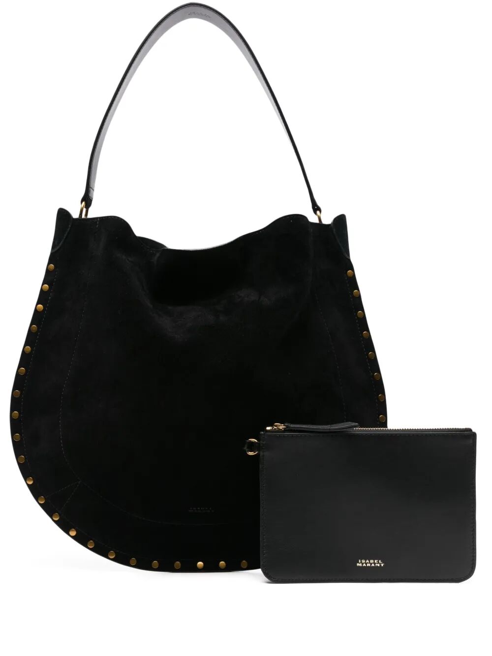 ISABEL MARANT Borsa "Oskan Hobo Soft" In Pelle Scamosciata Women