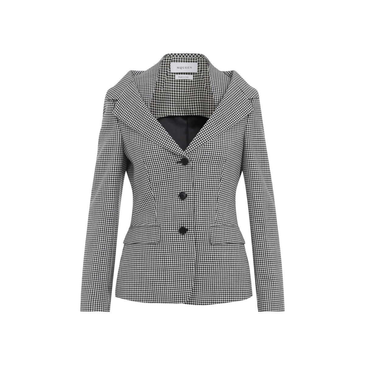 Alexander Mcqueen Off Shoulder Jacket Harness Women