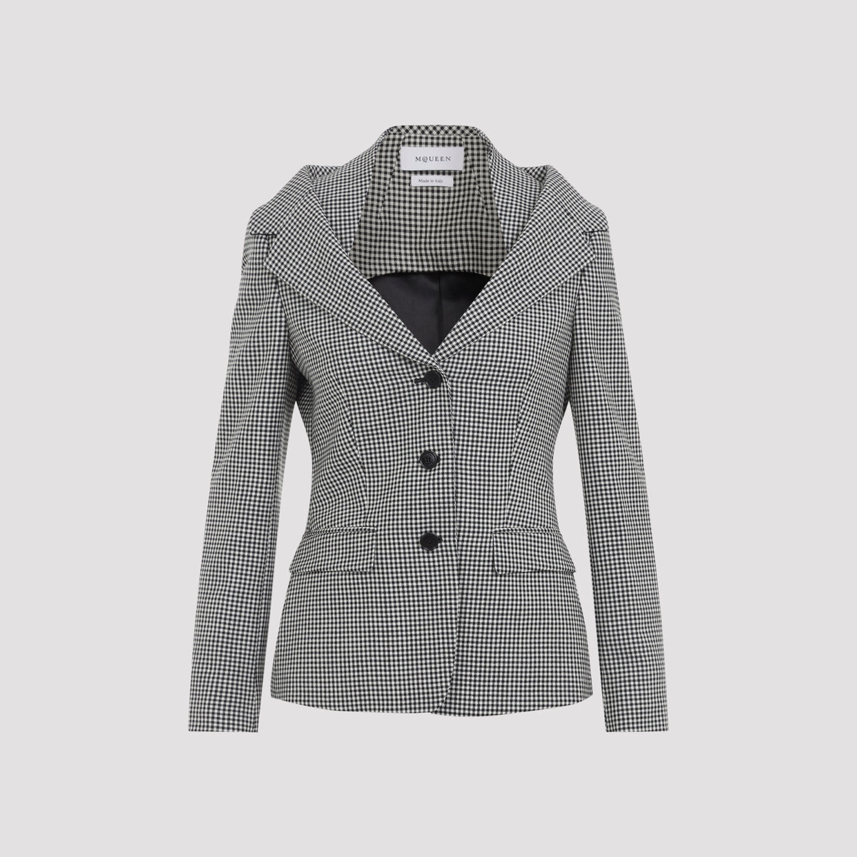 Alexander Mcqueen Off Shoulder Jacket Harness Women