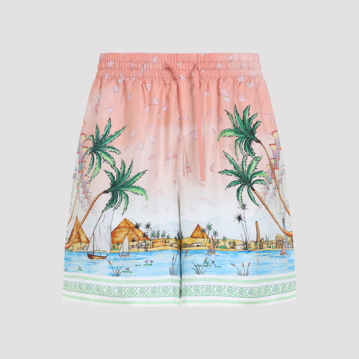 Casablanca Ethereal Silk Shorts Men