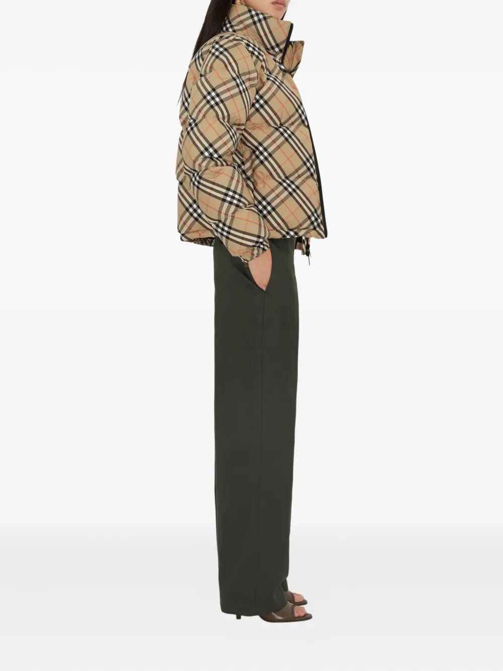 BURBERRY Burberry Women Check Ambleside Puffer Jacket