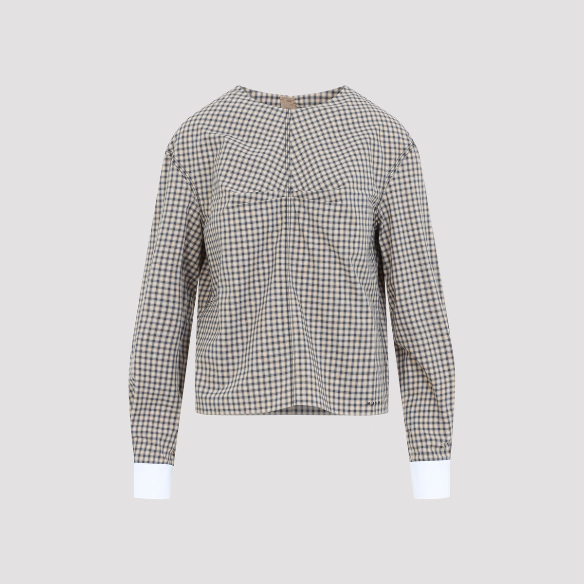 Marni Checkered Cotton Shirt Women