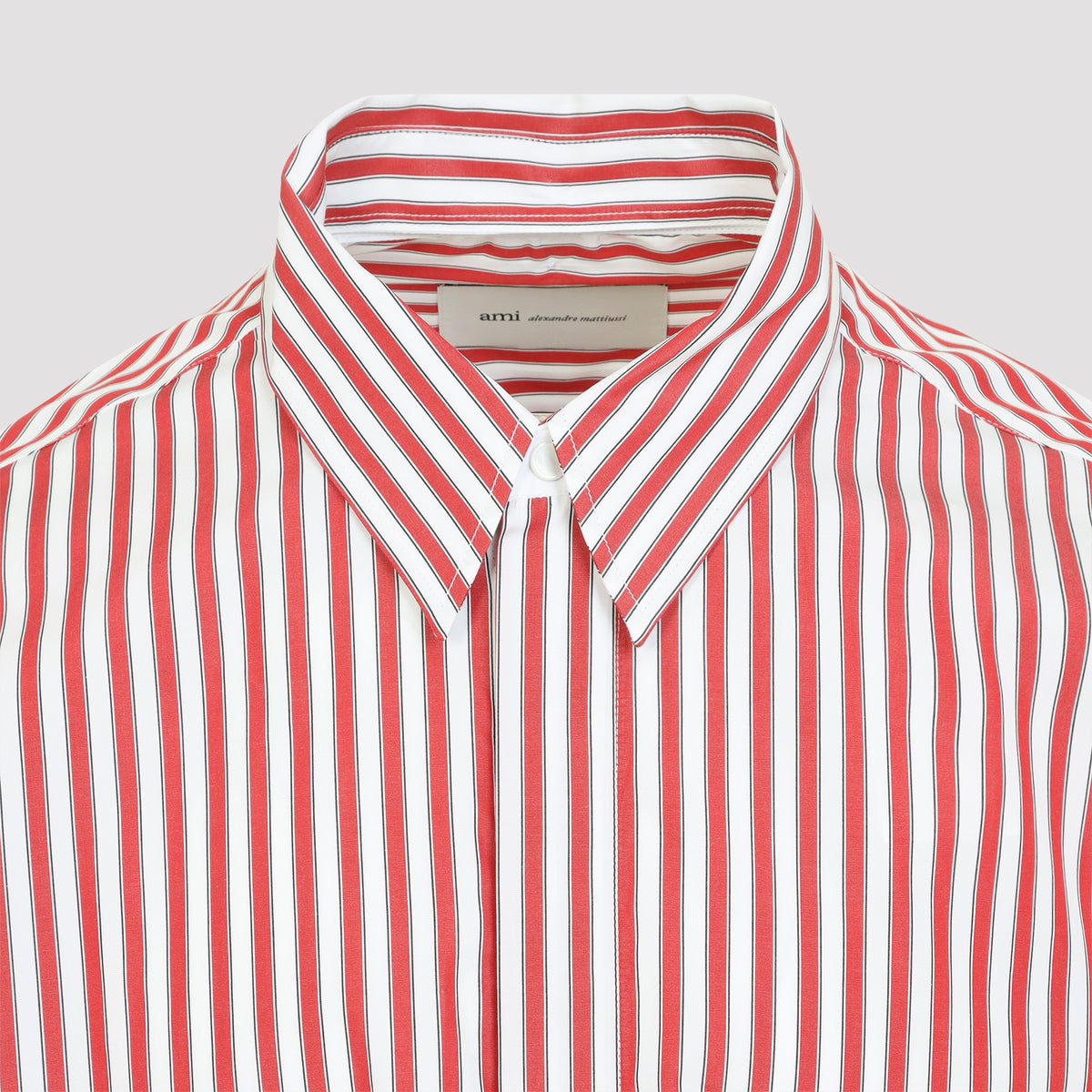 Ami Paris Large Striped Shirt Men