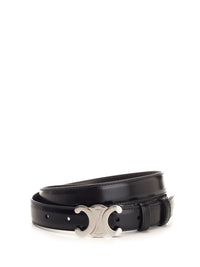 Celine Celine Men Medium Triomphe Belt In Taurillon Leather