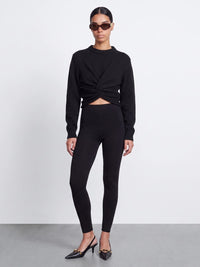 Balenciaga Women Sweater With A Knotted Waist