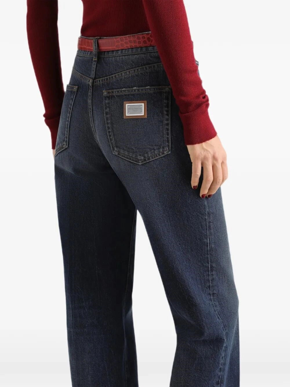 Dolce & Gabbana Women 5-Pocket Denim Trousers
