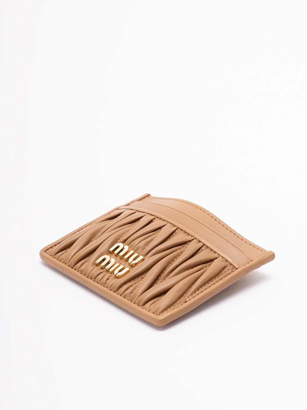 Miu Miu Women Matelassé Leather Card Holder