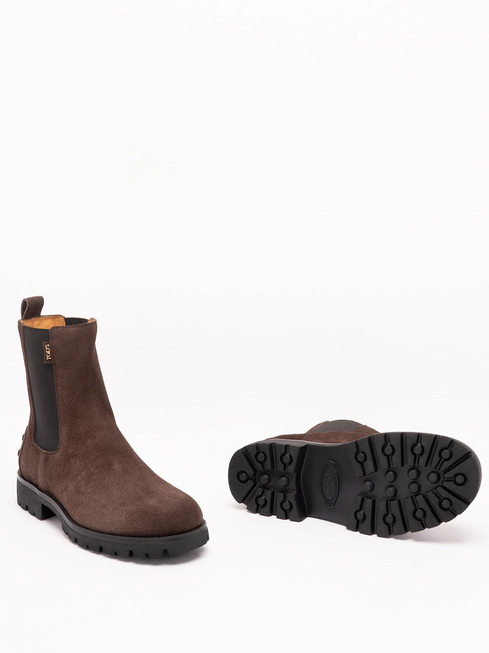 Tod's Women Ankle Boots In Suede Leather
