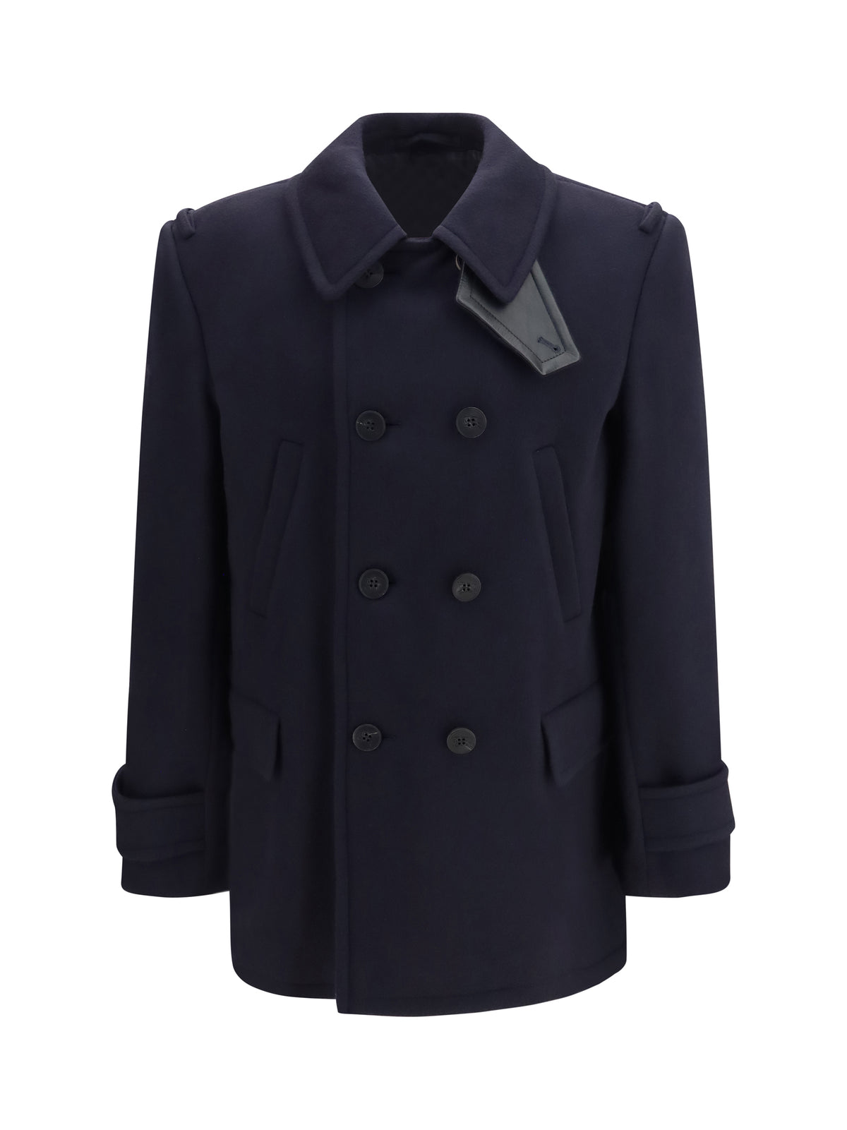 Burberry Men Wool Cashmere Pea Coat