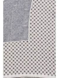 Brunello Cucinelli Men Silk Pochette With Geometric Pattern