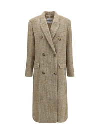 MARANT ETOILE Marant Etoile Women Pilda Herringbone Wool-Blend Coat