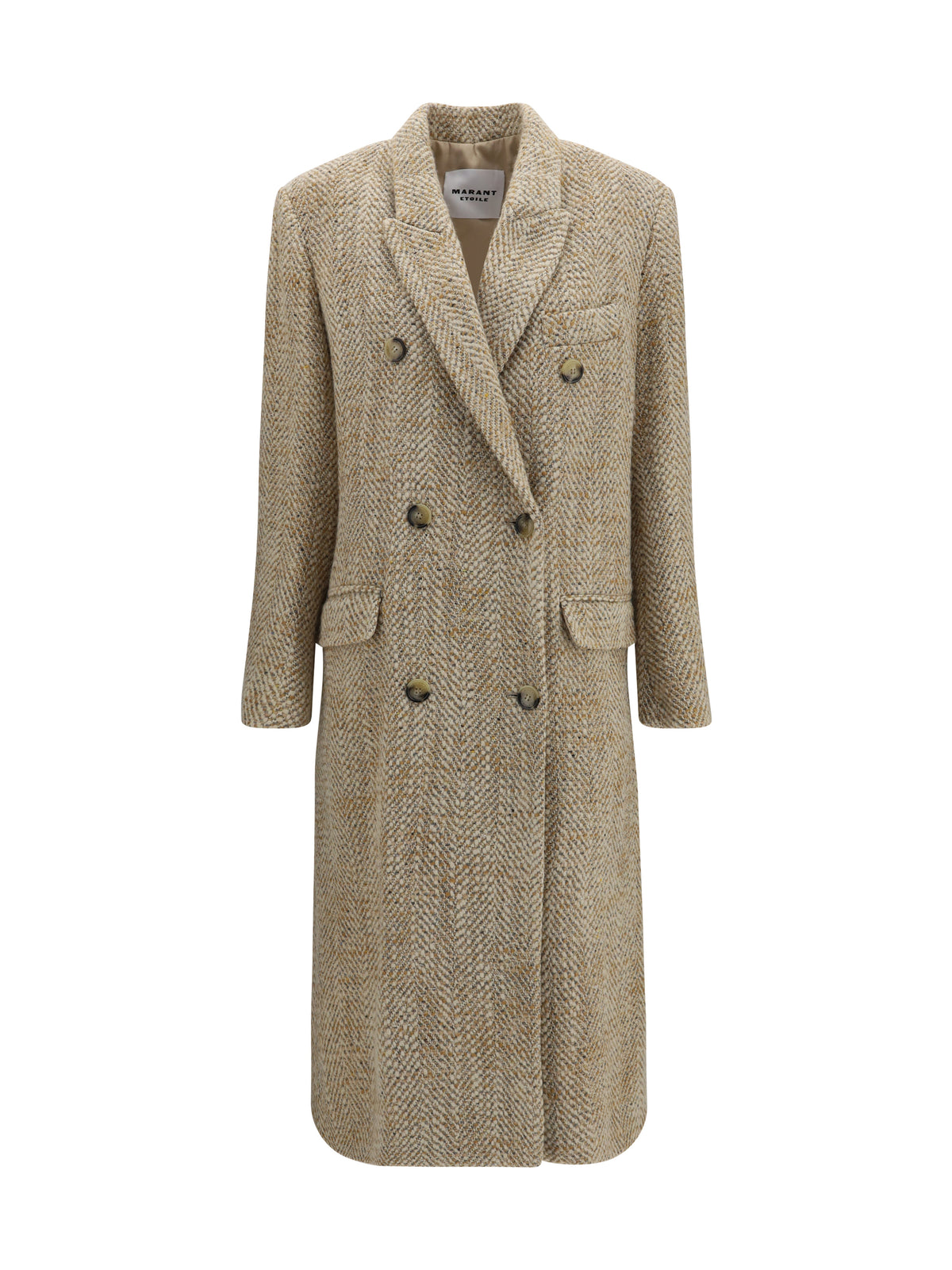 MARANT ETOILE Marant Etoile Women Pilda Herringbone Wool-Blend Coat