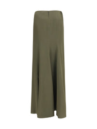 Alexander Mcqueen Women Draped Long Skirt